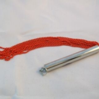 Red Ball Chain Flogger