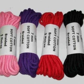 7mm Soft Braided Cotton Rope 