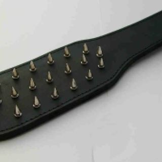 Spiked Leather Paddle